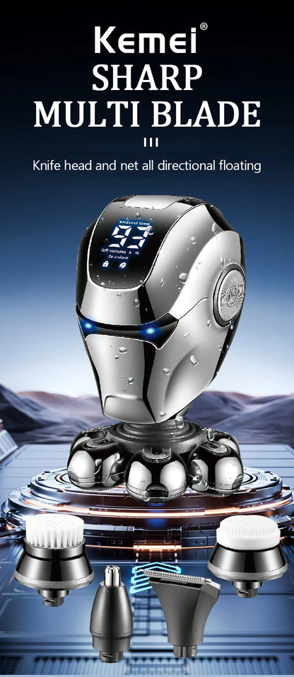 Kemei Head Electric Shavers For Bald Men Waterproof km-780