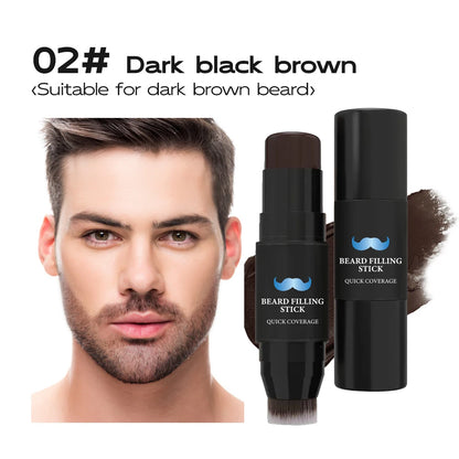 Beard Pencil Filler Stick And Brush for Men Beard Pen hair root