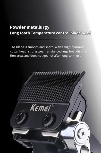 Kemei KM-2996 Professional Precision Fade Hair Clippers Cordless