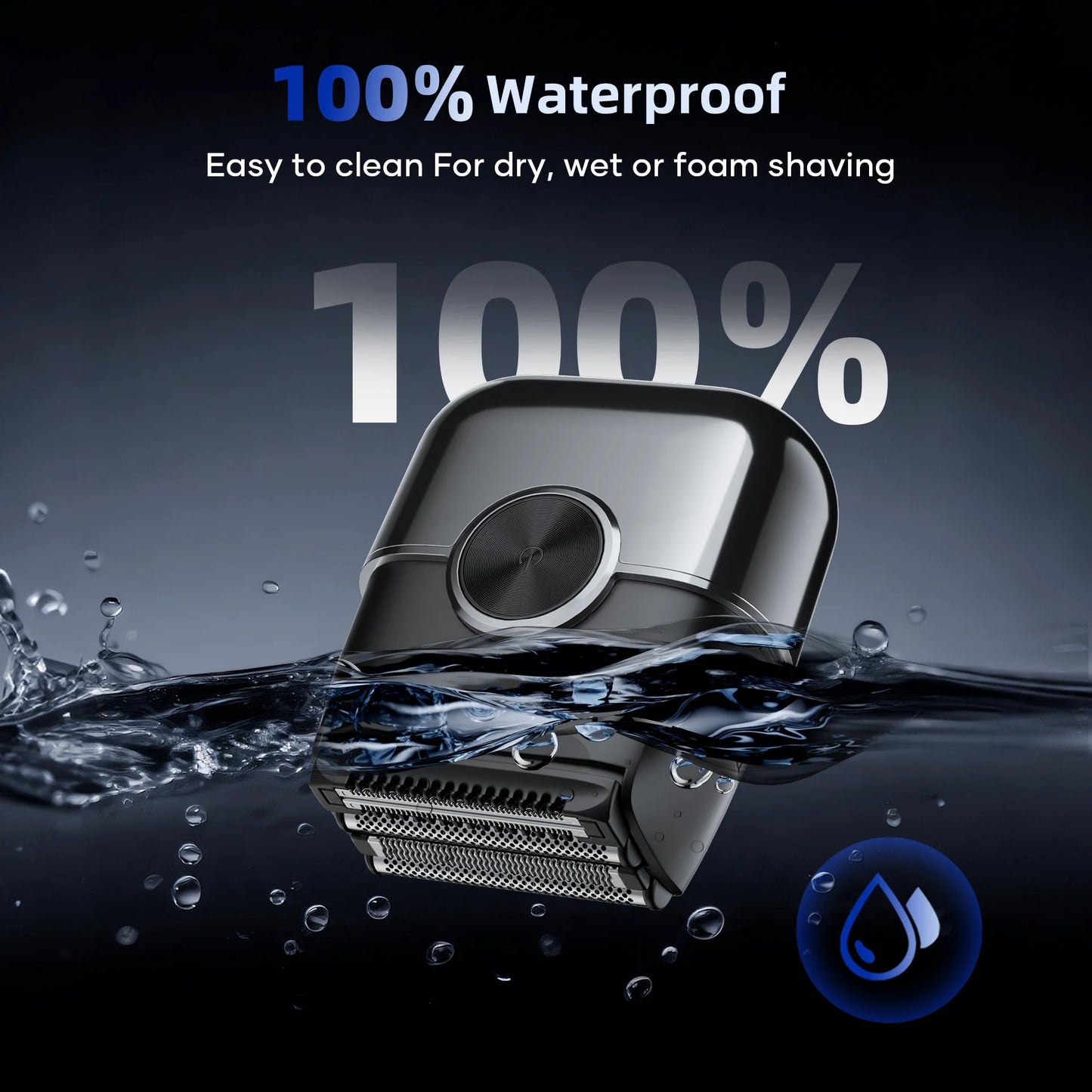 S26 Electric Shaver for Men 4D Floating Blades Foil Shaver