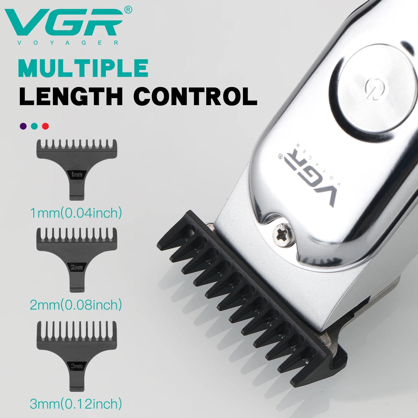 VGR Hair Trimmer Professional Hair Clipper Wireless Hair Cutting V-071