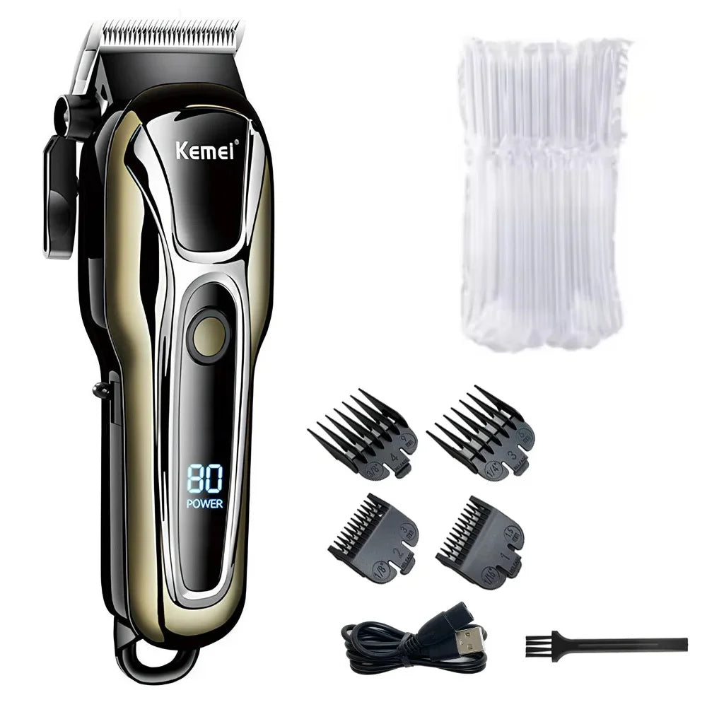 Kemei KM-PG1990A USB Rechargeable Electric Hair Clipper