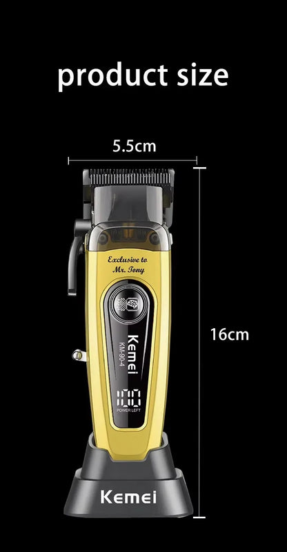 Kemei Electric Clippers Professional Brushless Motor Hair Cut KM-90-4