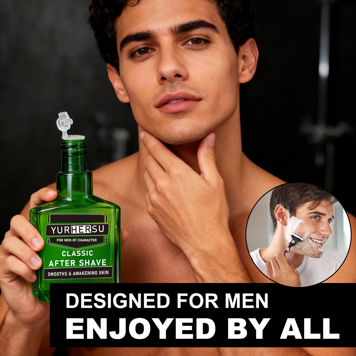Natural After Shave Toner Alcohol Free Soothe Sensitive Skin