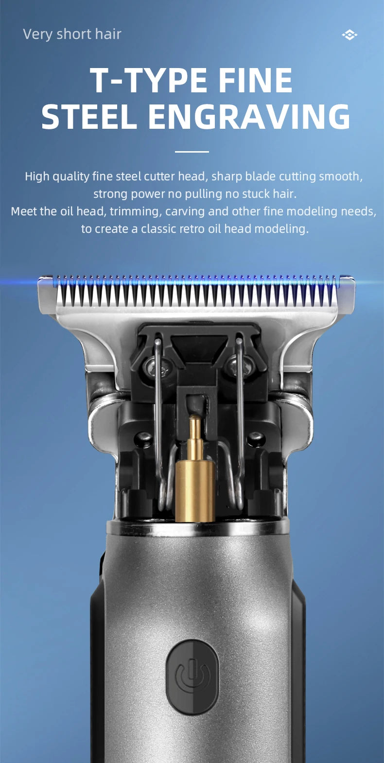 Kemei 10W Hair Clippers Men Beard Trimmer Cutter