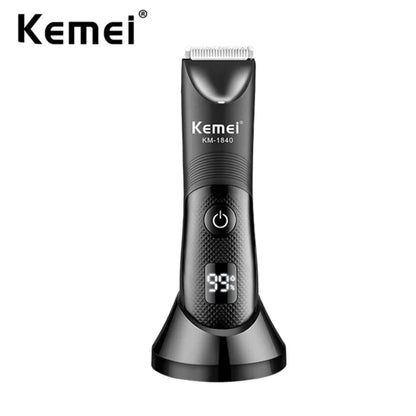 Kemei Electric Groin Ball Hair Trimmer Waterproof Clippers Razor