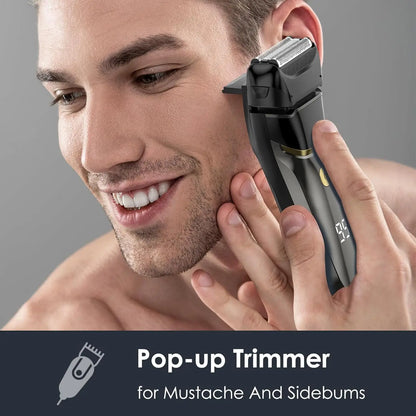 Electric Shaver For Men Rechargeable Shaving Razors Trimmer