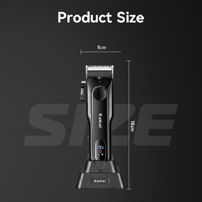 Original Kemei Full Metal Professional Hair Clipper Barber Hair Trimmer