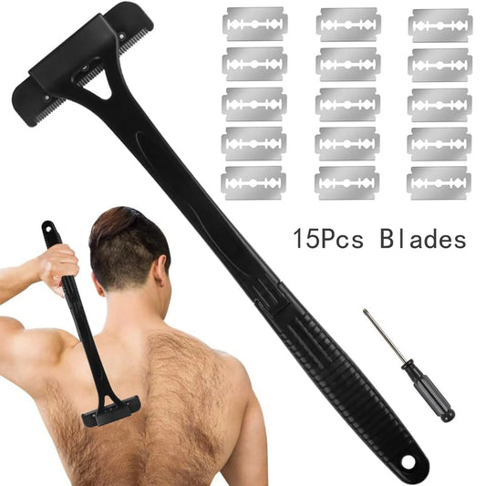 Man Back Shaver Hair Body Shaver Safety Long Handle