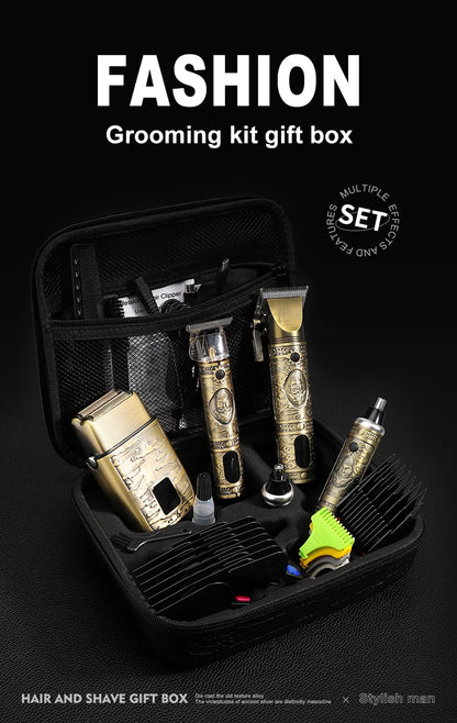 Resuxi 740 All Metal Hair Clippers Ears Nose Hair Trimmer