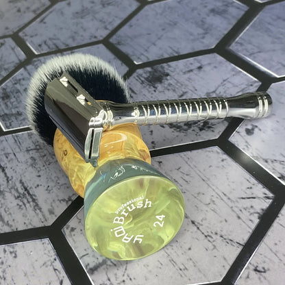 Cavern Lake Tuxedo Knot Men Wet Shaving Brush