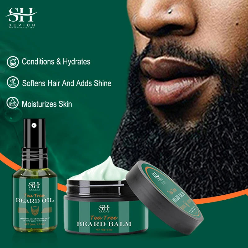 Tea Tree Beard Care Series Fast and Effective Beard Growth