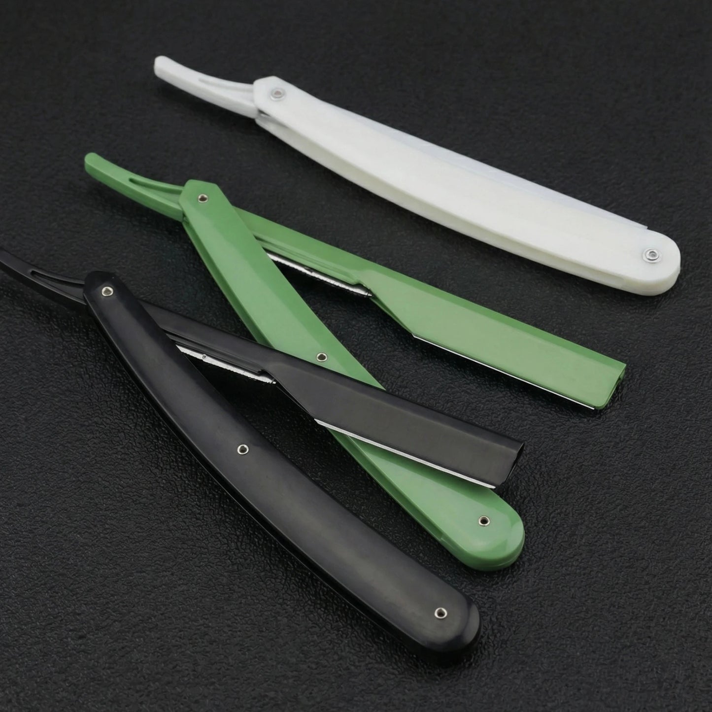 1Pc New Pro Slide Out Straight Razors Beard Shaving
