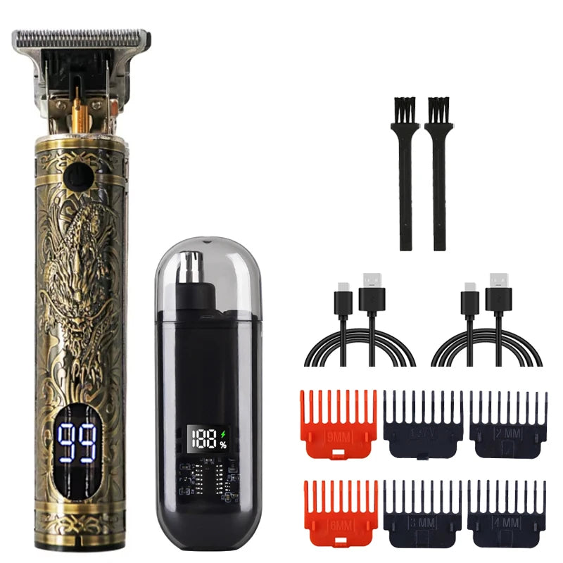 New Nose Hair Trimmer And T9 Hair Clipper Set For