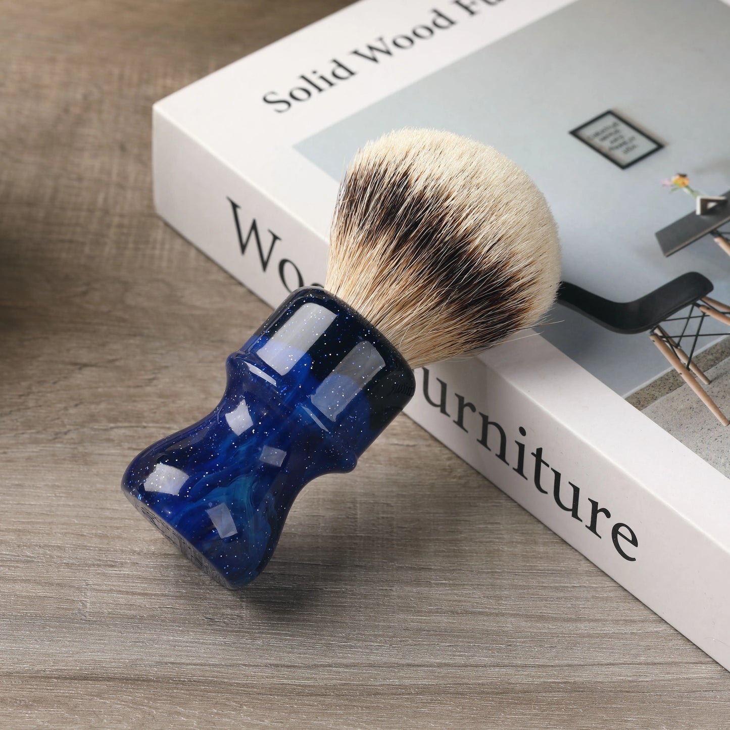 24MM Mysterious Space Color Handle Silvertip Badger