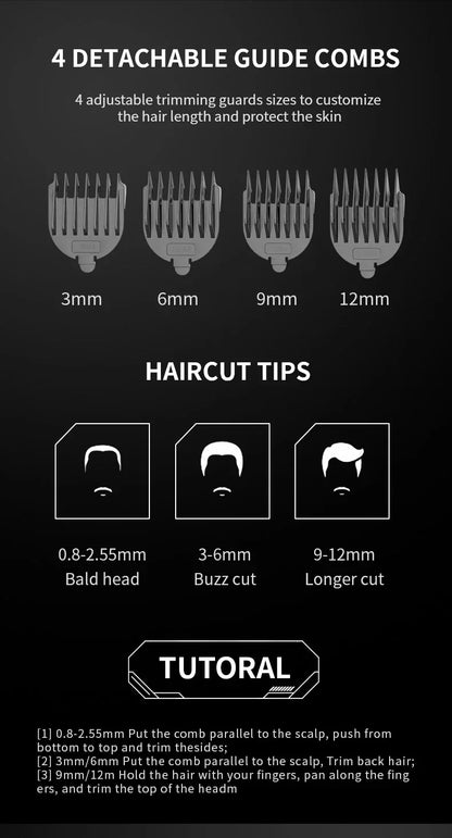 ENCHEN Hair Trimmer Professional Hair Clipper Hair Cutting Machine