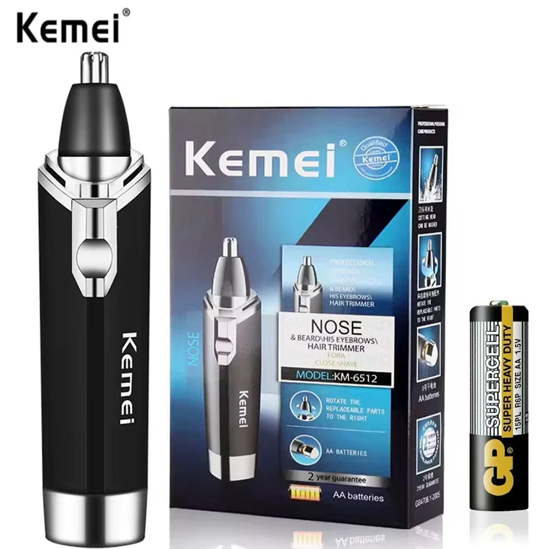 Kemei Nose Hair Trimmer Mens Beard Trimer  Hair Removal