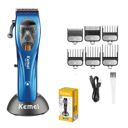 Kemei Professional Barber Cordless Hair Clipper Electric Trimmer