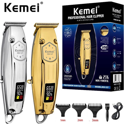 Original Kemei Barber  Hair Trimmer Professional Electric Beard Hair Clipper