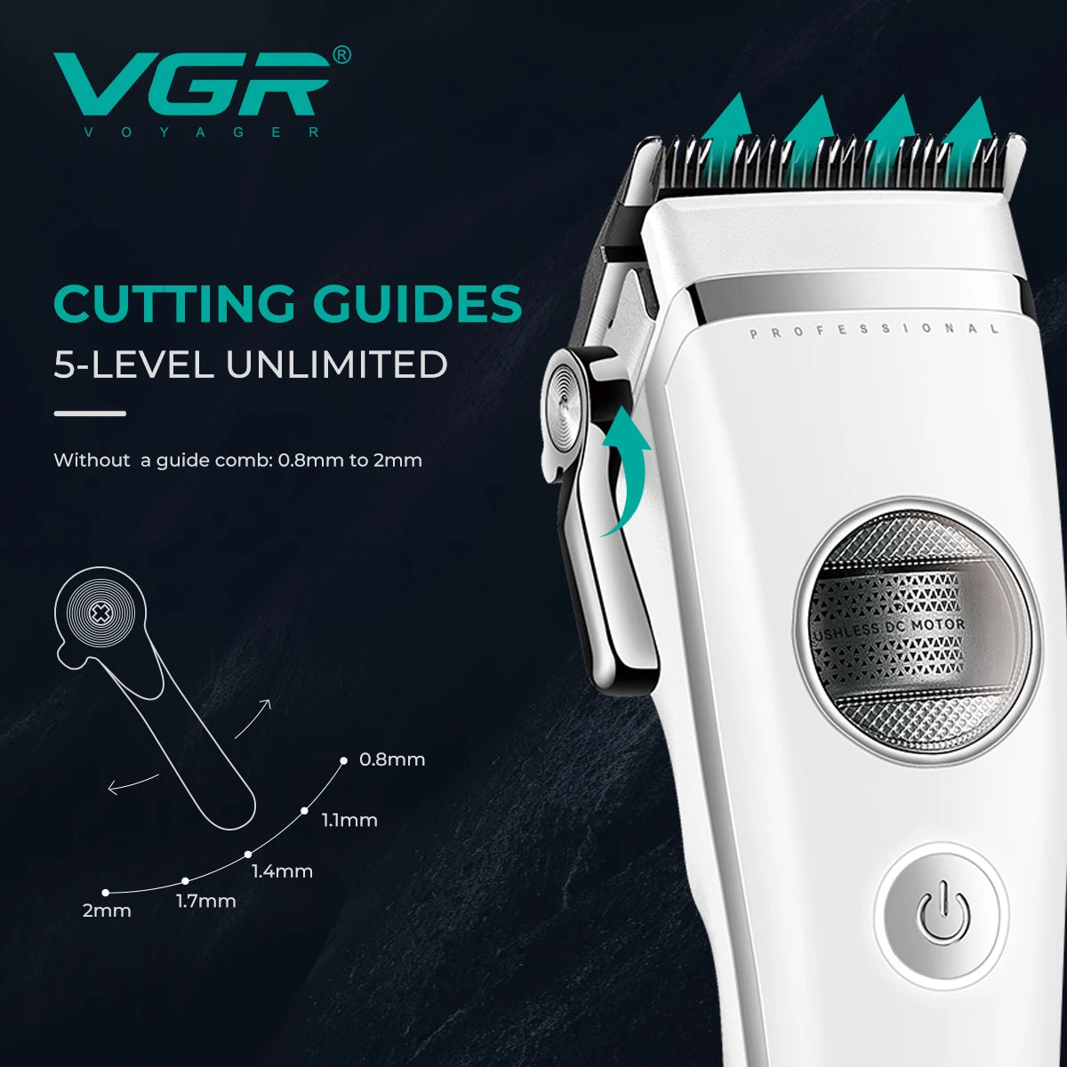 VGR Hair Trimmers Professional Hair Cut Machine V-880