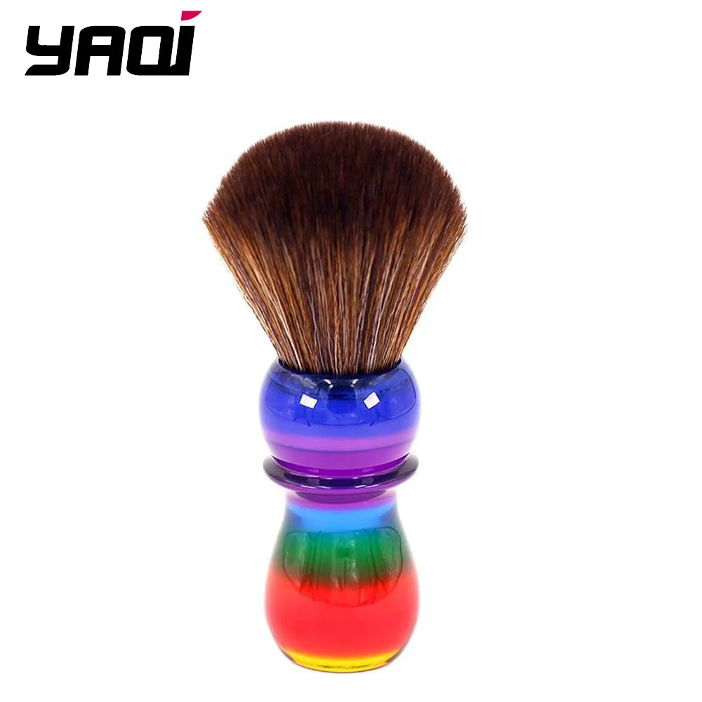 26mm Rainbow Brown Hair Mens Shaving Brushes