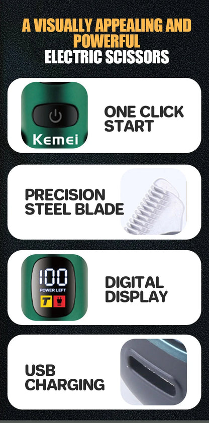 Hair Clippers for Men Professional Cordless Barber Clippers km-2259