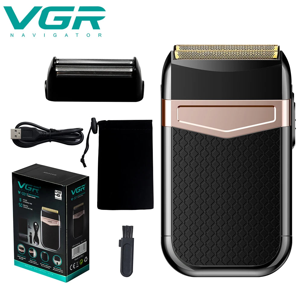 VGR Electric Shaver Professional USB Beard Trimmer Razor V-331