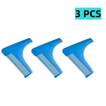 Men's Beard Comb Hairdressing Beard Care Styling Template