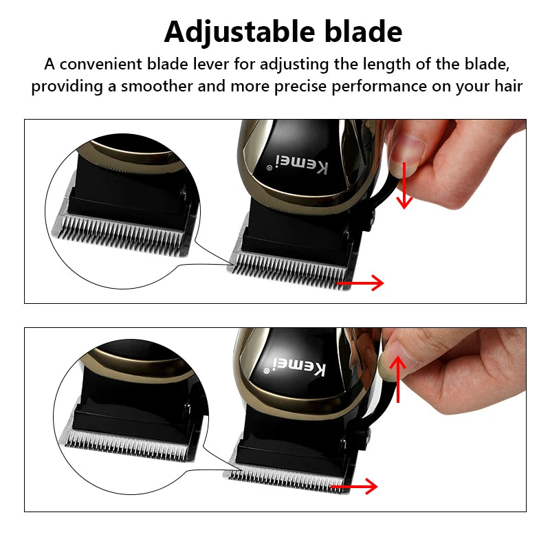 Professional Hair Trimmer Gold Clipper For Men Beard Trimmer