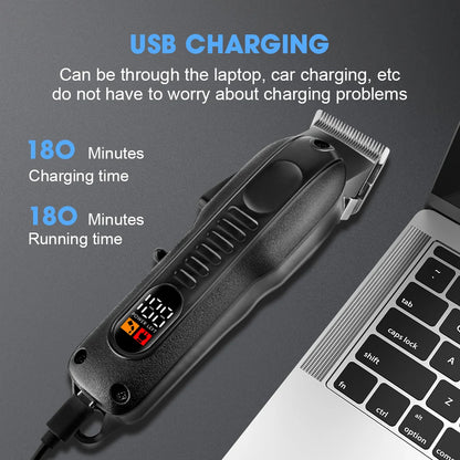 Professional Men Electric Hair Clipper Barber Finish Cutting Machine