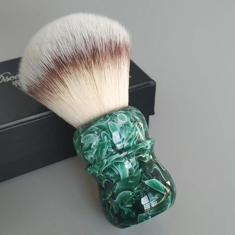 30mm Jade T4 synthetic hair shaving brush for man