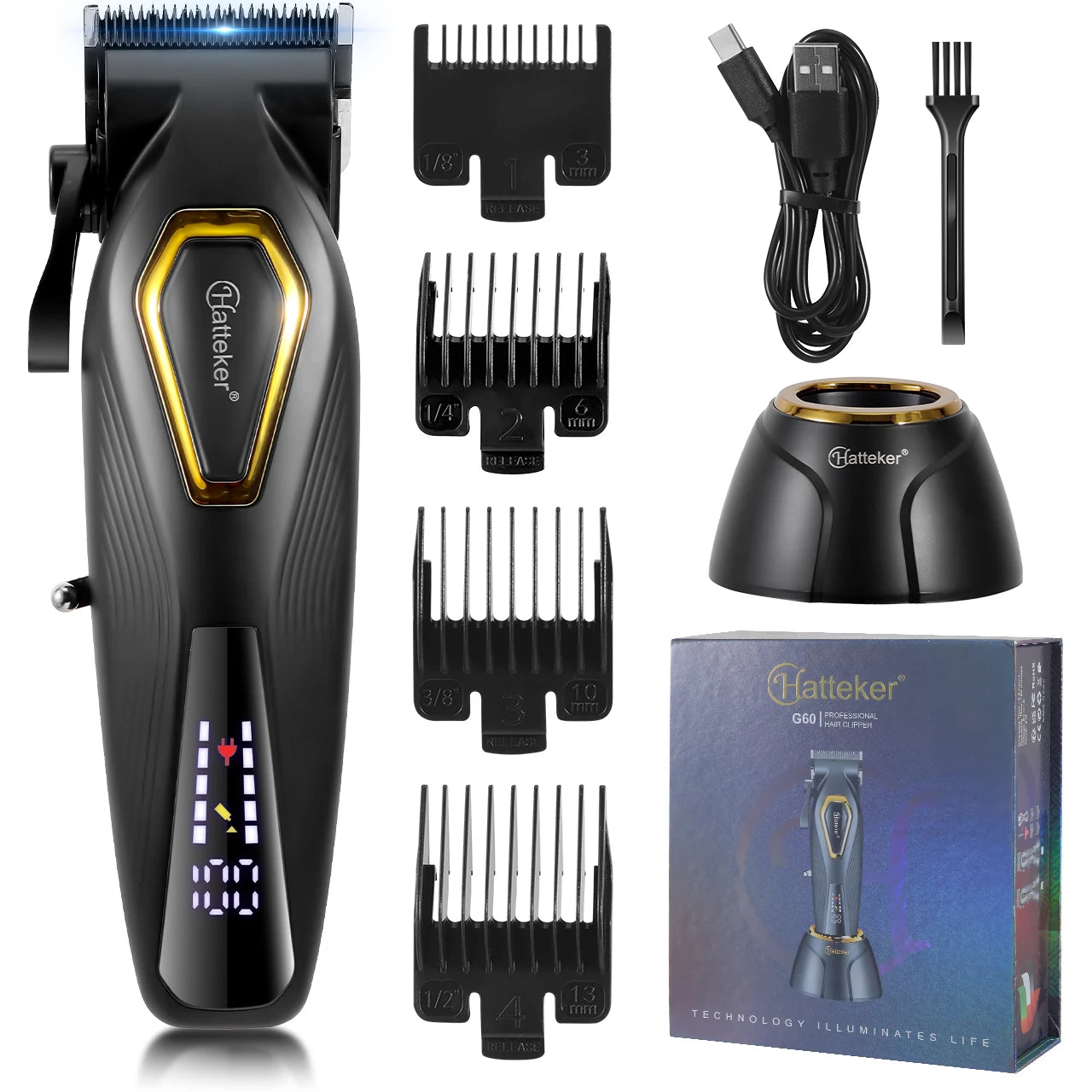 Professional Hair Cutting Machine Cordless Beard Trimmer