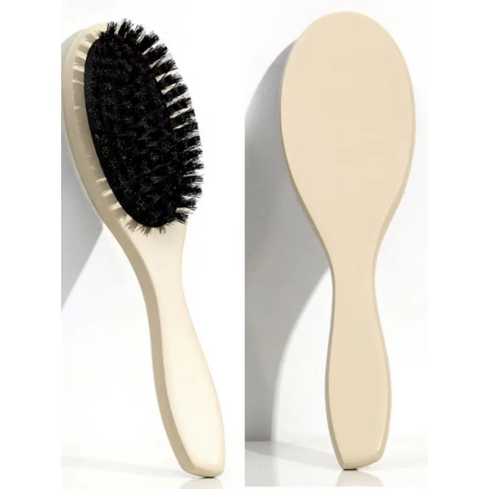 New Arrival Hair Brush Wood Handle Boar Bristle