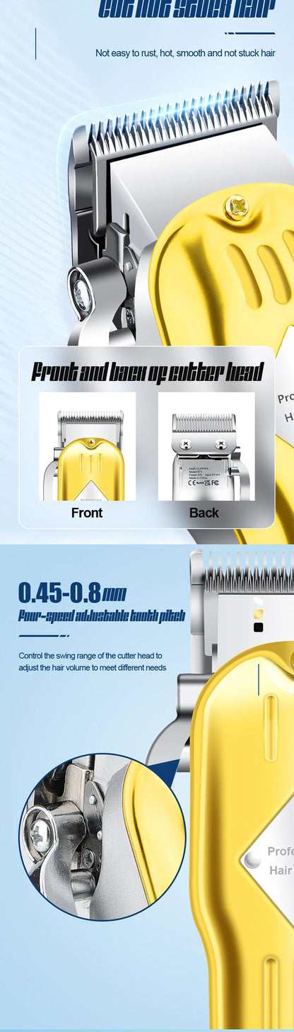 RESUXI 973 3 in 1 Professional Electric Hair Clipper and Shaver Set