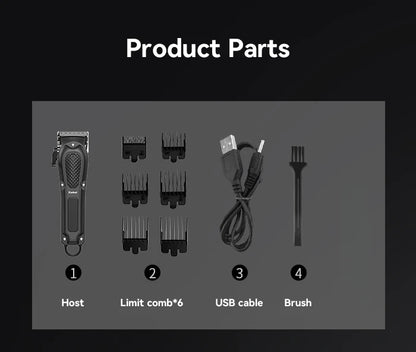 Kemei KM-1071 USB Charging Cordless Hair Salon Clipper