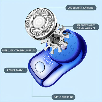 Men's Capsule Electric Shaver Mini Shaving Portable Electric Shaver
