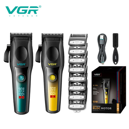 VGR New High end Hair Clipper Metal Body Titanium Alloy  V-195