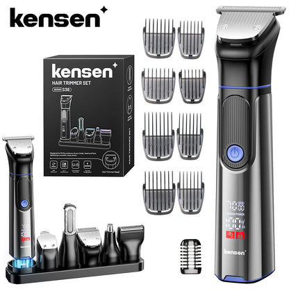 S38 Electric Hair Trimmer for Men 6 in 1 Body Hair Shaver