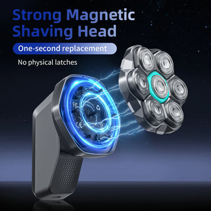 S32 Electric Head Shaver for Men 7D Floating Cutter