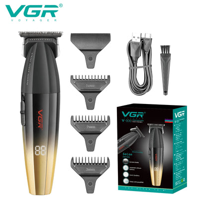 VGR V-906 Hair Salon Home Hair Trimmer Gradient Metal Body