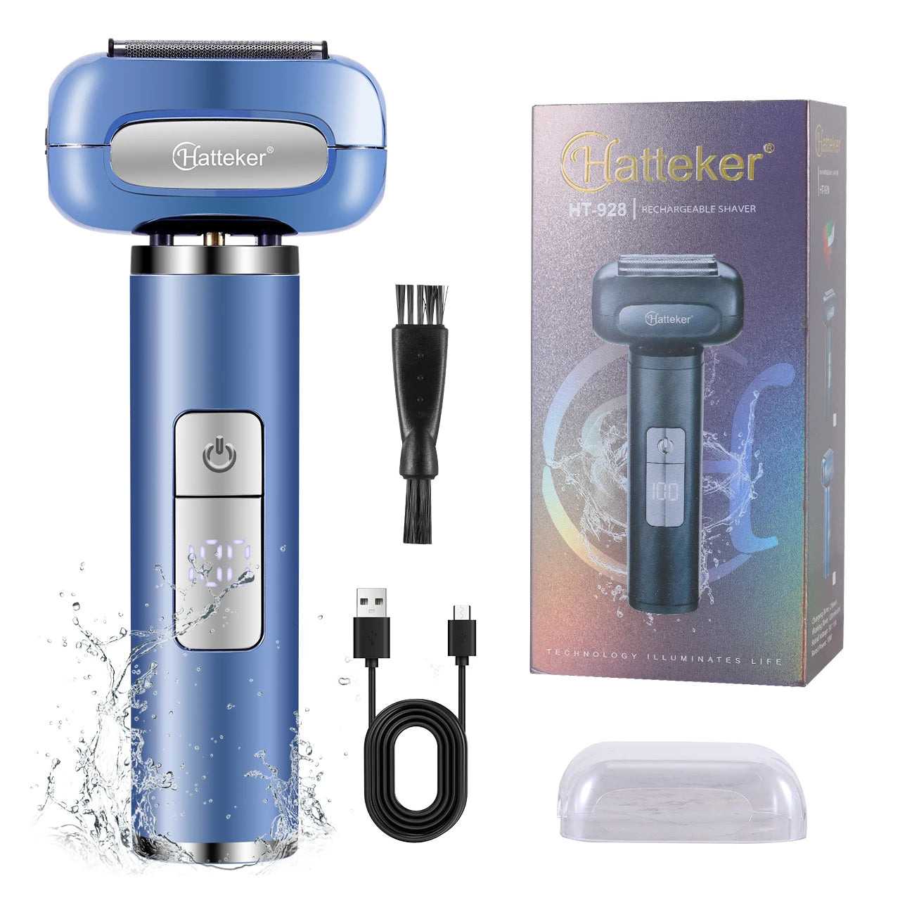 5-D Reciprocating Shaver for Men with LCD Digital Display