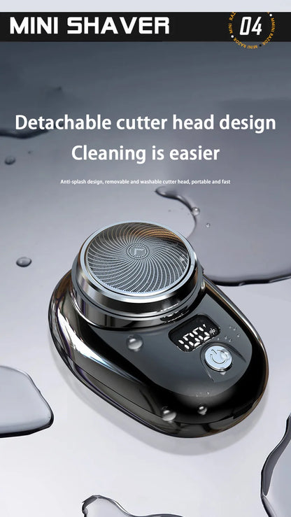 Electric Travel Shaver Portable Razor Man Wet And Dry Usb
