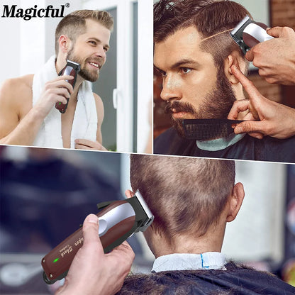 Magicful Professional Hair Clipper Beard Shaver Hair Cutting Machine