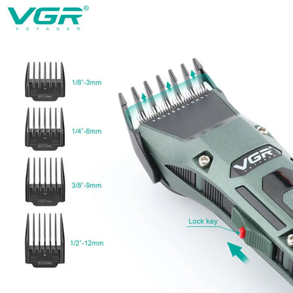 VGR V-696 New metal Popular Salon Barber Hair Cut for Men