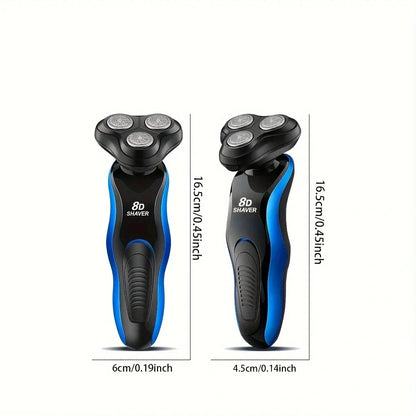 1pc Shaver Male 8D Three-in-one Electric Razor Men Face Shaver