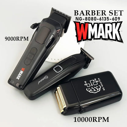 NG 8080-6135-609 Professional Hair Clipper 3PC Set