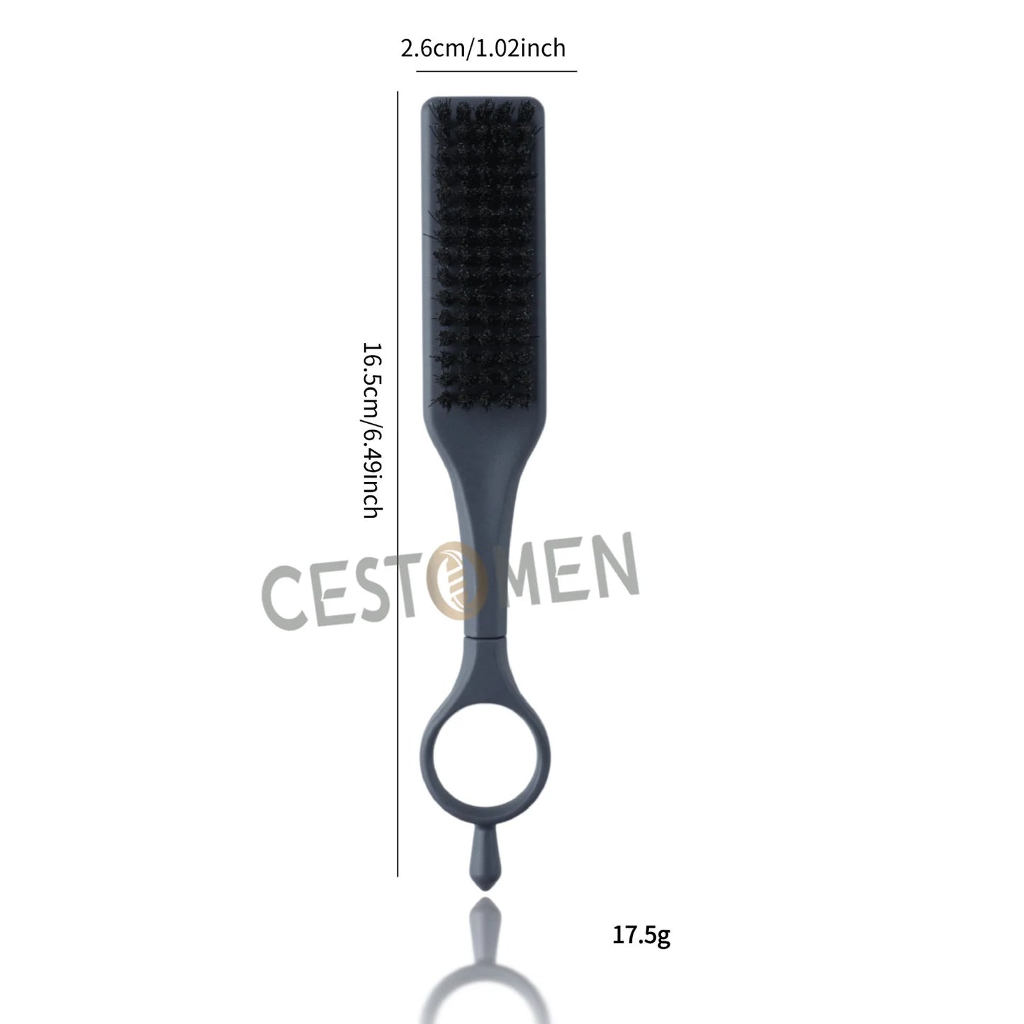 1Pc New Professional Rotate Mini Fade Brush Neck Sweeping