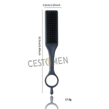 1Pc New Professional Rotate Mini Fade Brush Neck Sweeping