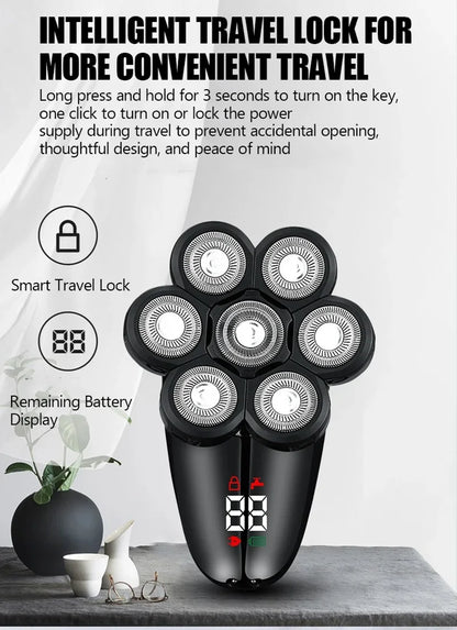 5 In 1 Electric Shaver For Men Bald Head Hair Clipper Razor