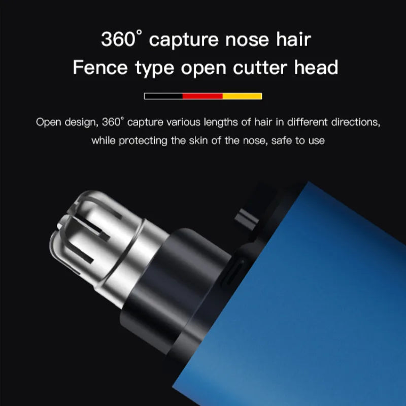 Rechargeable Nose Hair Trimmer Type-C Charging for Men